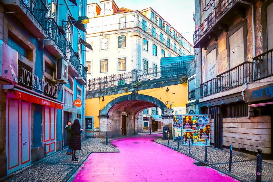 Pink Street Lisbon