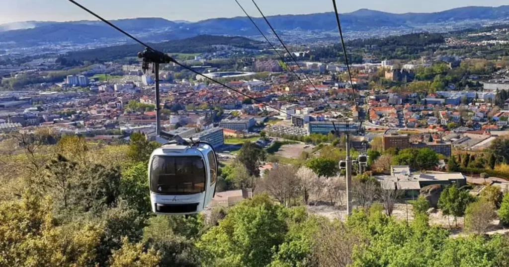 Guimarães Teleférico de Guimarães Portugal