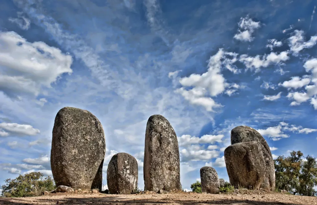 Megaliths evora portugal