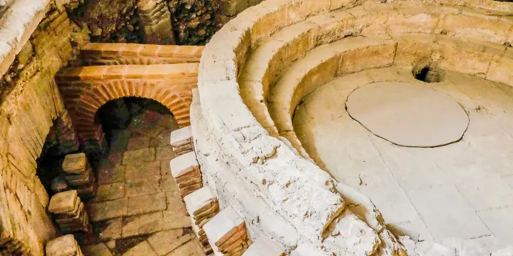 Roman Baths Ruins evora portugal