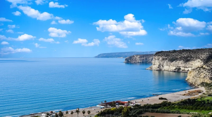 Limassol's Beach sea view cliff