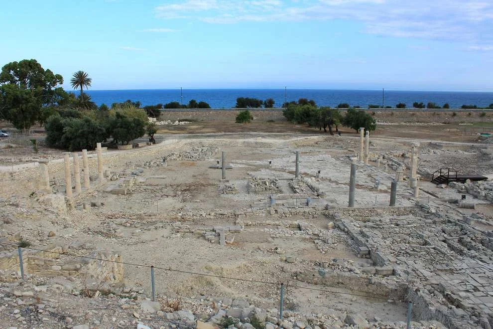 archaeological site of Amathous with sea view